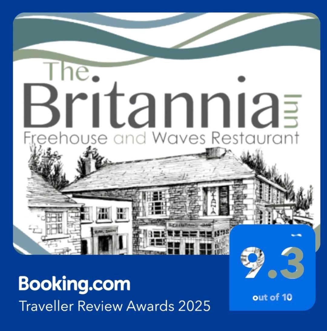 The Britannia Inn & Waves Restaurant St Austell Ngoại thất bức ảnh